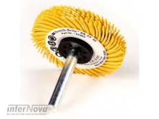 Bristle Brush Ø 75mm zrnitost 80 uchycených na stopce 6mm