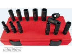 CP: Souprava 3/8' nástavců 7-19mm magnetické prodl. kované IMPACT 13ks SS3113DG