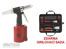 Pneumatická nýtovačka 2,4 - 4,8mm univerzální CP 9882 + grilovací sada