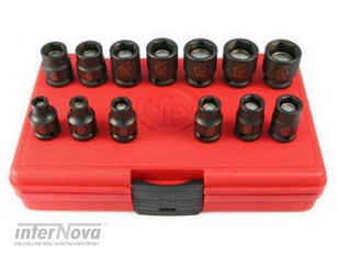 CP: Souprava 3/8' nástavců 7-19mm magnetické kované IMPACT 13ks SS3113G