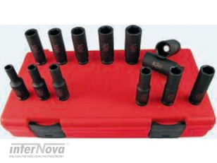 CP: Souprava 3/8' nástavců 7-19mm magnetické prodl. kované IMPACT 13ks SS3113DG