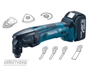 AKCE MAKITA: Aku Mutli-tool Li-Ion 18V/3,0Ah BTM50RFEX4 s příslušenstvím